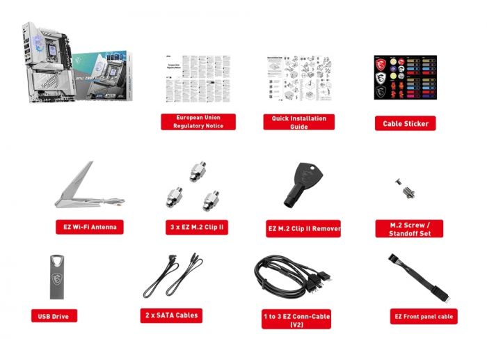 Материнcька плата MSI MPG Z890 EDGE TI WIFI s1851 Z890 4xDDR5 M.2 HDMI WiFi BT ATX