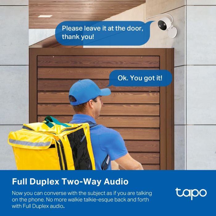 IP-Камера TP-LINK Tapo C120 2K N300 microSD motion detection