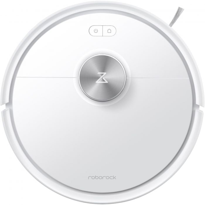 Робот-пилосос Roborock Q7 TF, h=9.9см, вологе прибирання, конт пил -0.4л, автон. робота до 150хв, Wi-Fi, білий