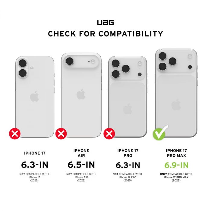 Чохол UAG для iPhone 17 Pro Max, Pathfinder MagSafe, Orange