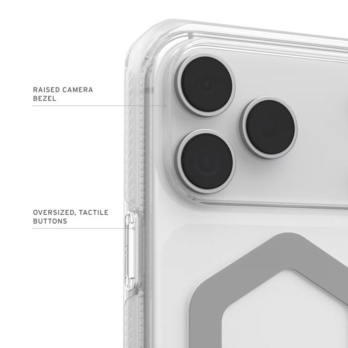 Чохол UAG для iPhone 17 Pro Max, Plyo MagSafe, Ice/Silver