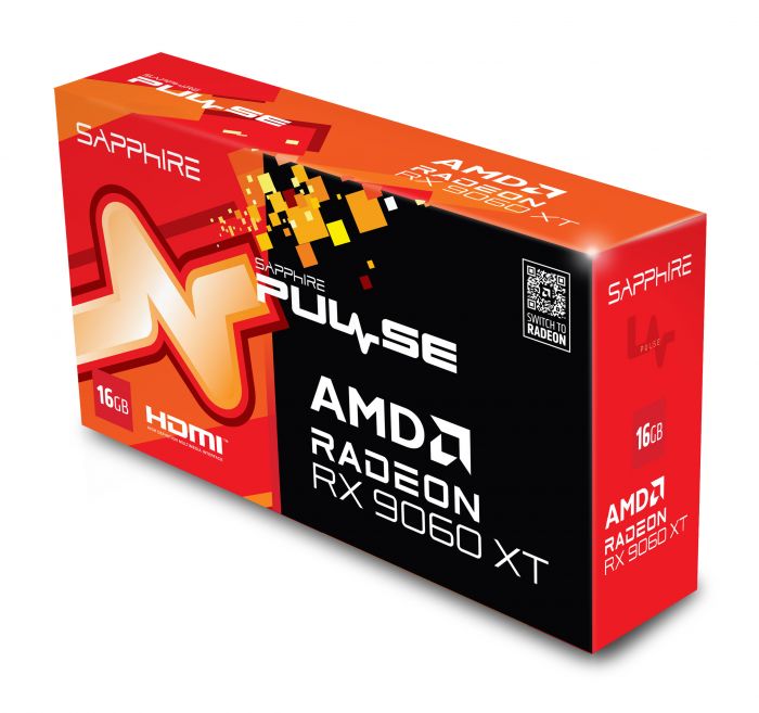 Відеокарта SAPPHIRE Radeon RX 9060 XT 16GB GDDR6 PULSE GAMING OC