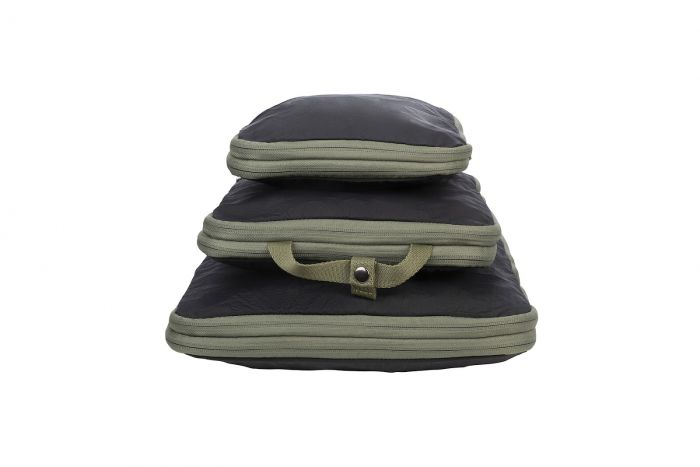 Набір чохлів для пакування одяу, Tucano Pigio Travel 3 в 1, нейлон, чорний