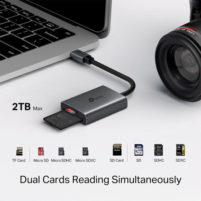 USB-Концентратор TP-Link UA440C 1xSD, 1x-microSD, USB TypeC