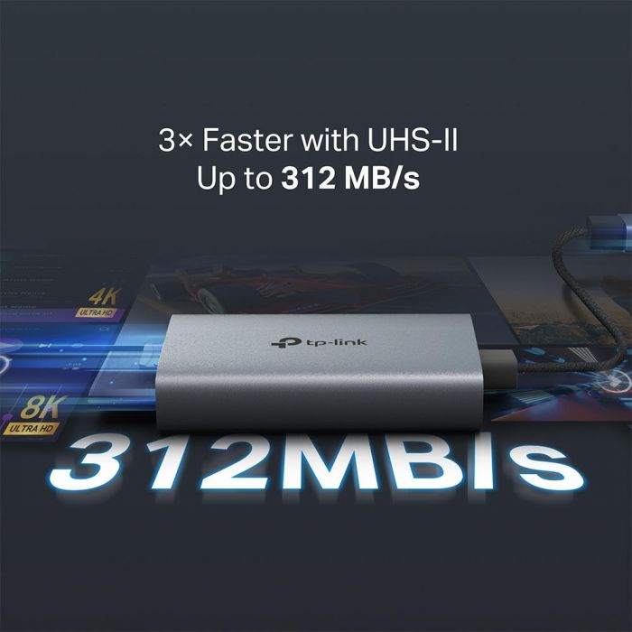 USB-Концентратор TP-Link UA440C 1xSD, 1x-microSD, USB TypeC