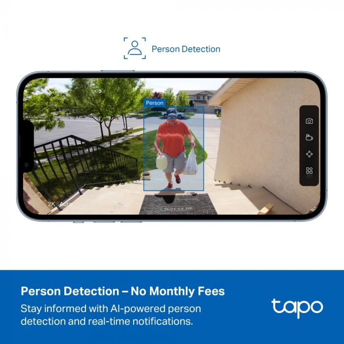 Комплект розумної бездротової камери TP-LINK TAPO C400 KIT 2K QHD та сонячної панелі