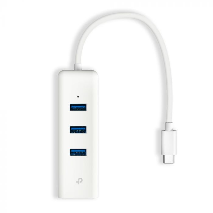 Мережевий адаптер TP-LINK UE330С 1xGE, 3xUSB3.0, USB-С