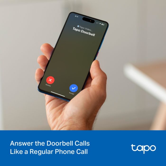 Розумний відеодзвоник з акумулятором TP-LINK Tapo D205