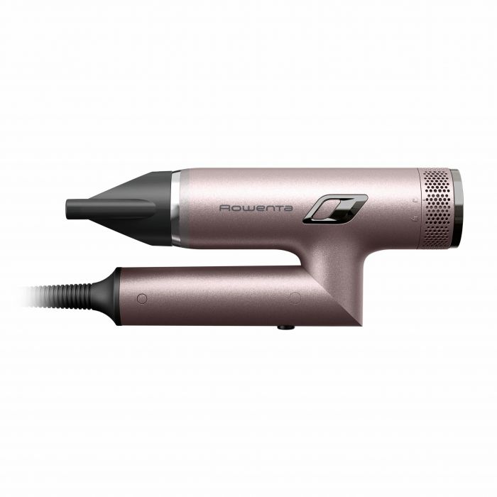 Фен Rowenta T-Shape Maestria Nano Foldable, 1700Вт, 3 режими, іоніз-я, хол. обдув, кейс, рожевий