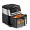 Мультипіч Tefal Easy Fry Silence XXL Smart Vision, 1800Вт, чаша-7л, сенсорне керув., 55 програм, з віконцем, пластик, нерж. сталь-чорний