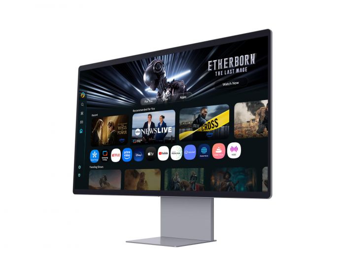 Монітор Samsung 32"S32FM902 HDMI, USB, Bluetooth, MM, OLED, 3840x2160, 165Hz, 0.03ms, HDR10+