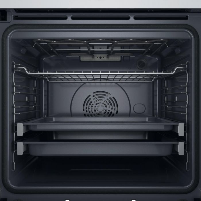 Духова шафа Whirlpool електрична, 73л, A+, дисплей, конвекція, піроліз, телескопічні напрямні, білий