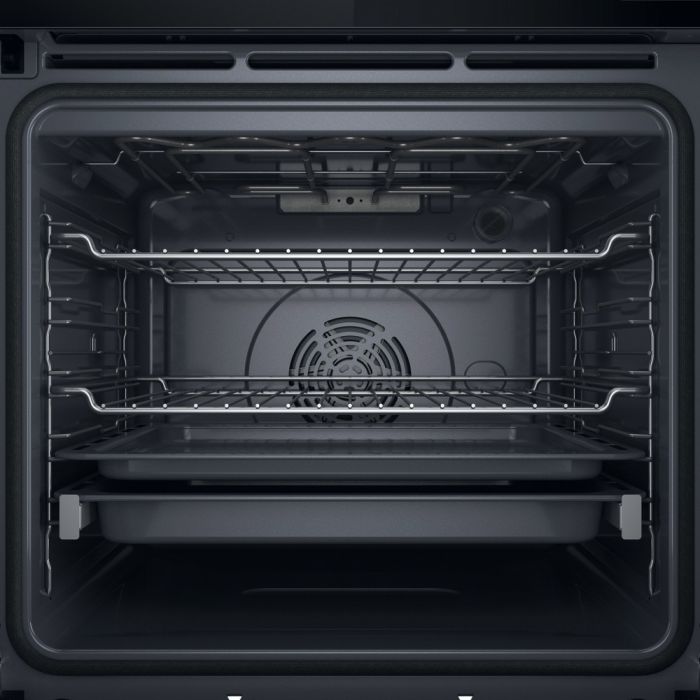 Духова шафа Whirlpool електрична, 73л, A+, дисплей, конвекція, піроліз, телескопічні напрямні, чорний