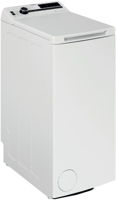 Пральна машина Whirlpool вертикальна, 6кг, 1200, B, 60см, дисплей, інвертор, білий