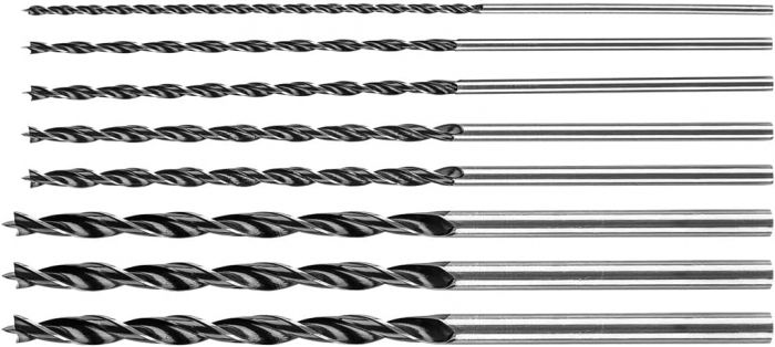 Набір свердел по дереву GRAPHITE подовжене 4-8,10,12х300мм 7шт