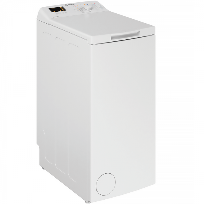 Пральна машина Indesit вертикальна, 6кг, 1000, C, 60см, дисплей, білий