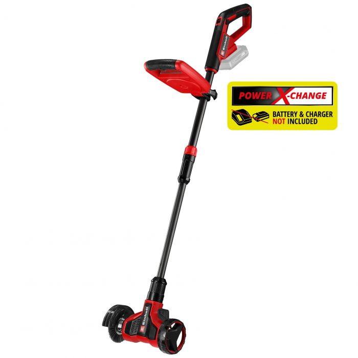 Очищувач швів плитки Einhell Expert GE-CC 18/110 Li E-Solo 18В 1150-1500об/хв щітка 110мм телескопічна штанга 1.53кг без АКБ та ЗП