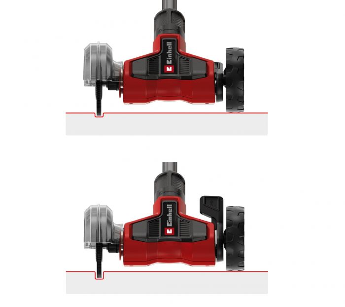 Очищувач швів плитки Einhell Expert GE-CC 18/110 Li E-Solo 18В 1150-1500об/хв щітка 110мм телескопічна штанга 1.53кг без АКБ та ЗП