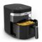 Мультипіч Tefal Easy Fry Infrared, 1850Вт, чаша-7л, сенсорне керув., 8 програм, з віконцем, пластик, чорний
