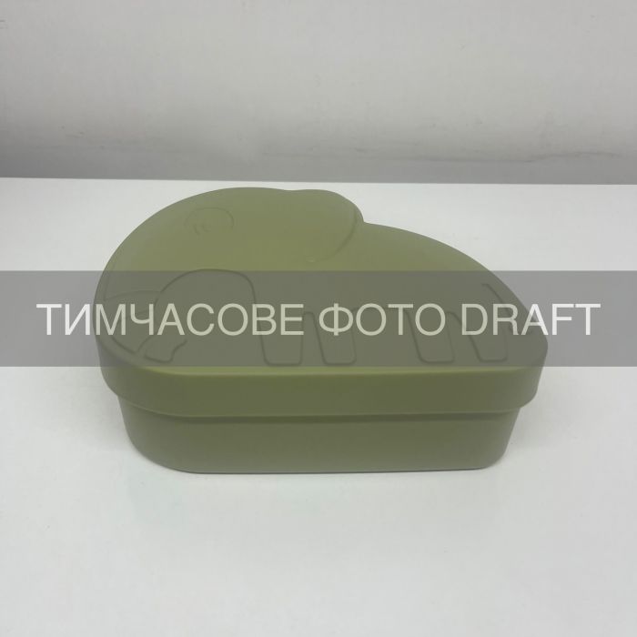 Ланч-бокс ARDESTO Fresh Elephant 1л, пластик, зелений