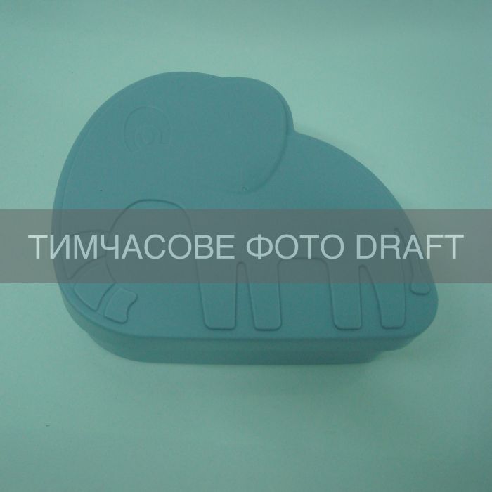 Ланч-бокс ARDESTO Fresh Elephant 1л, пластик, блакитний