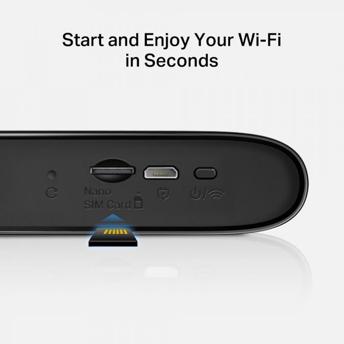 Мобільний Маршрутизатор MERCUSYS MT110 N150, 4G/LTE, 2200мА*год