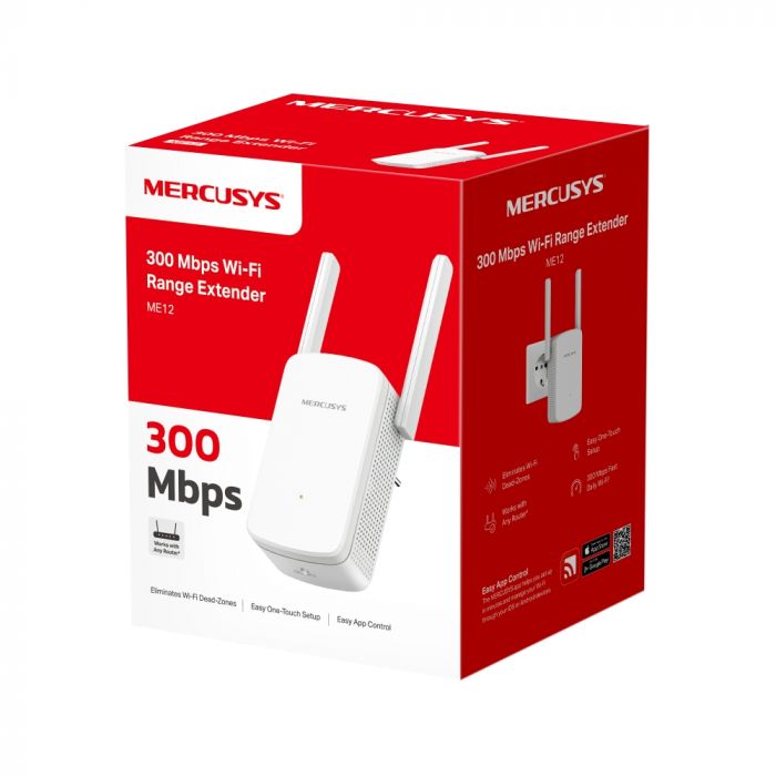Розширювач покриття WiFi MERCUSYS ME12 N300