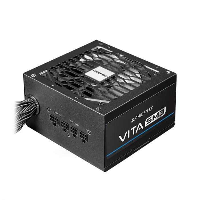 Блок живлення CHIEFTEC Vita SM3  (650W), >85%, 80+ Bronze, 120мм, 1xMB 24pin(20+4), 2xCPU 8pin(4+4), 3xMolex, 6xSATA, 2xPCIe 8pin(6+2), 1xPCIe GEN5 16pin, Modular