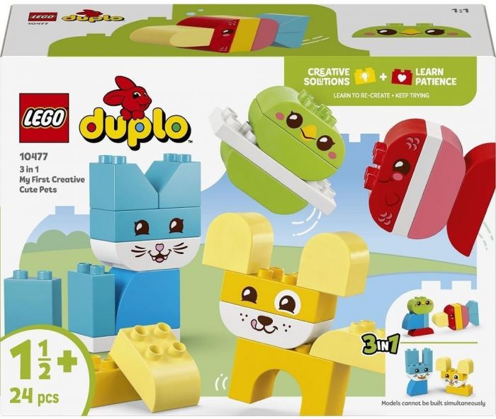 Конструктор LEGO DUPLO My First Чарівні творчі домашні улюбленці 3 в 1
