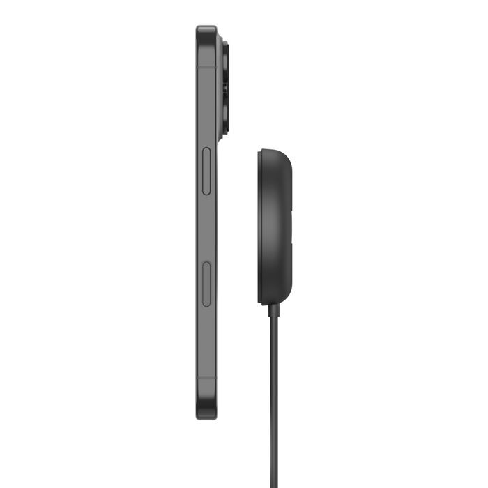 Зарядний пристрій бездротовий Belkin UltraCharge Magnetic Kickstand 15Вт, чорний