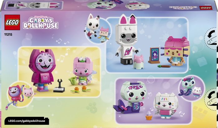 Конструктор LEGO Gabby's Dollhouse Друзі-коти Ґаббі з кубиків