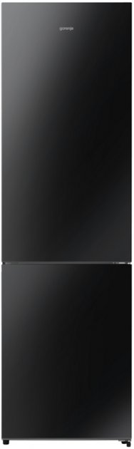 Холодильник з нижн. мороз. камерою Gorenje, 200х60х60см, 2 двері, 238(98)л, А+, NF+, Зона св-ті, Зовн. Дисп, Чорний