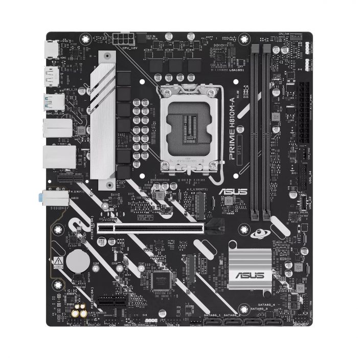 Материнcька плата ASUS PRIME H810M-A-CSM s1851 H810 2xDDR5 M.2 HDMI DP ATX