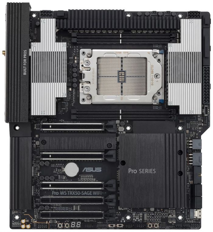 Материнська плата серверна ASUS PRO WS TRX50-SAGE WIFI A sTR5 TRX50 4xDDR5 M.2 WiFi BT CEB