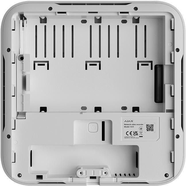 Мережевий відеореєстратор Ajax NVR DC white, 16 каналів, 12V, білий