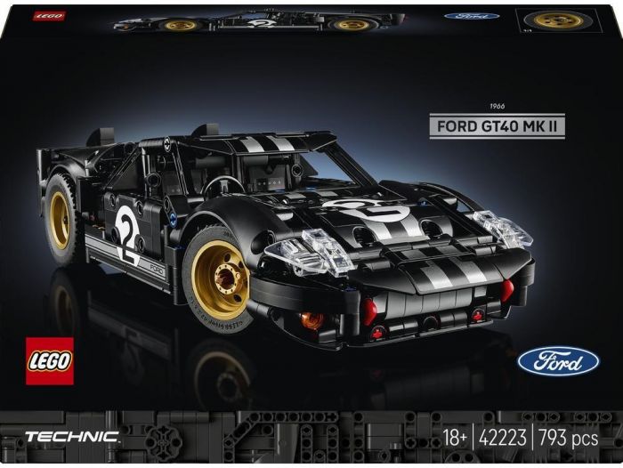 Конструктор LEGO Technic Автомобіль для перегонів Ford GT40 MKII 1966 року