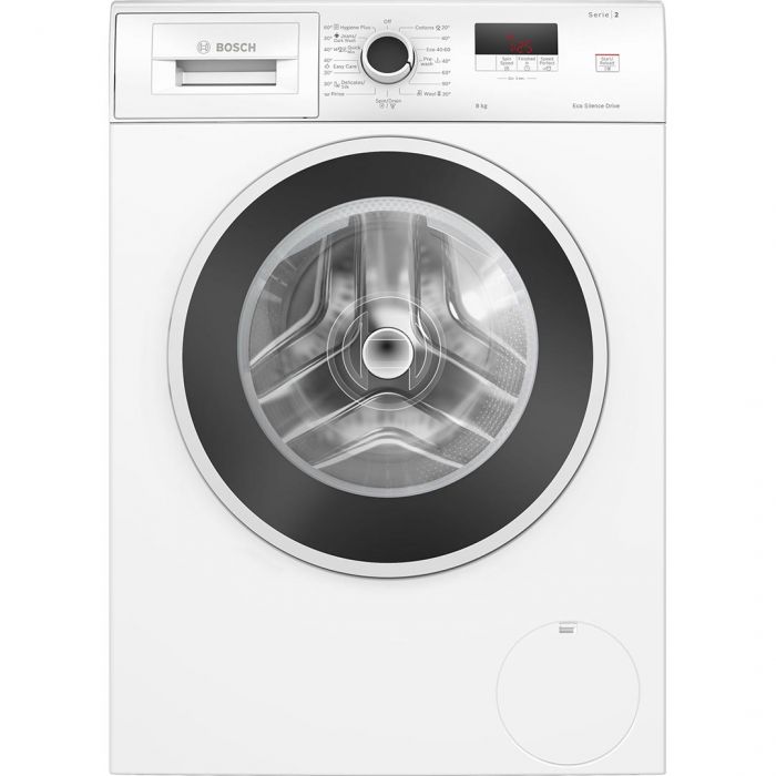 Пральна машина Bosch фронтальна, 8кг, 1200, A, 59см, дисплей, білий