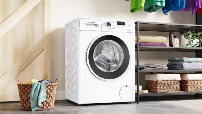 Пральна машина Bosch фронтальна, 8кг, 1200, A, 59см, дисплей, білий
