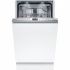 Посудомийна машина Bosch вбудована, 10компл., C, 45см, дисплей, 3й кошик, Zeolith, білий