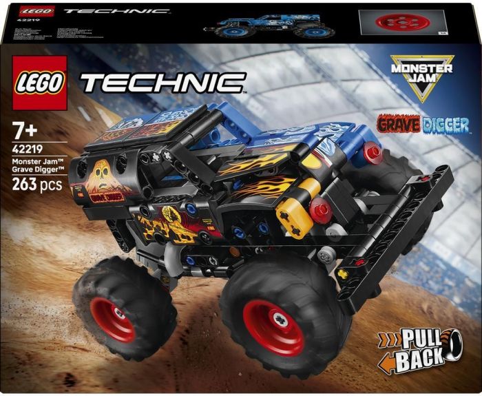 Конструктор LEGO Technic  Monster Jam™ Grave Digger™ Вогонь і лід