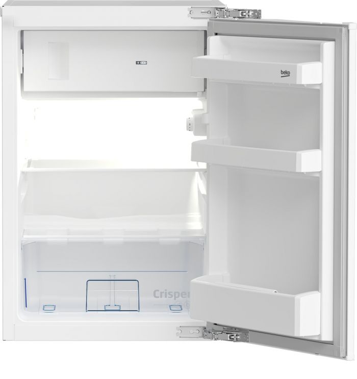 Холодильник Beko вбудований 86x55x55, xолод.відд.-97л, мороз.відд.-13л, 2дв., A+, E, білий