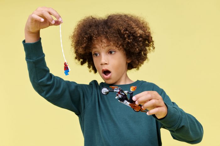 Конструктор LEGO Super Heroes Людина-павук vs. Примарний вершник на мотоциклі