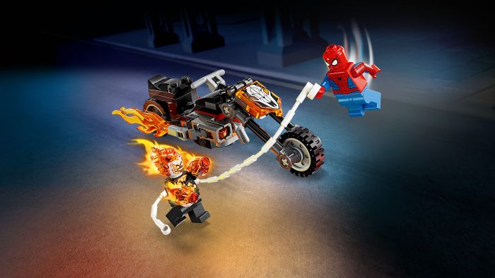 Конструктор LEGO Super Heroes Людина-павук vs. Примарний вершник на мотоциклі