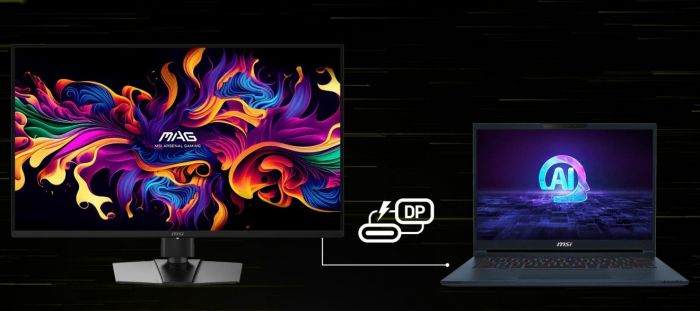 Монітор MSI 31.5" MAG 322UP-E16 2xHDMI, DP, USB-C, Audio, QD-OLED, 3840x2160, 165Hz, 0.03ms, sRGB 138%, FreeSync, HAS, HDR400