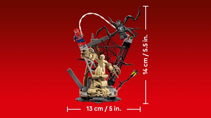 Конструктор LEGO Super Heroes Легендарна битва: Людина-павук vs. Піщана людина