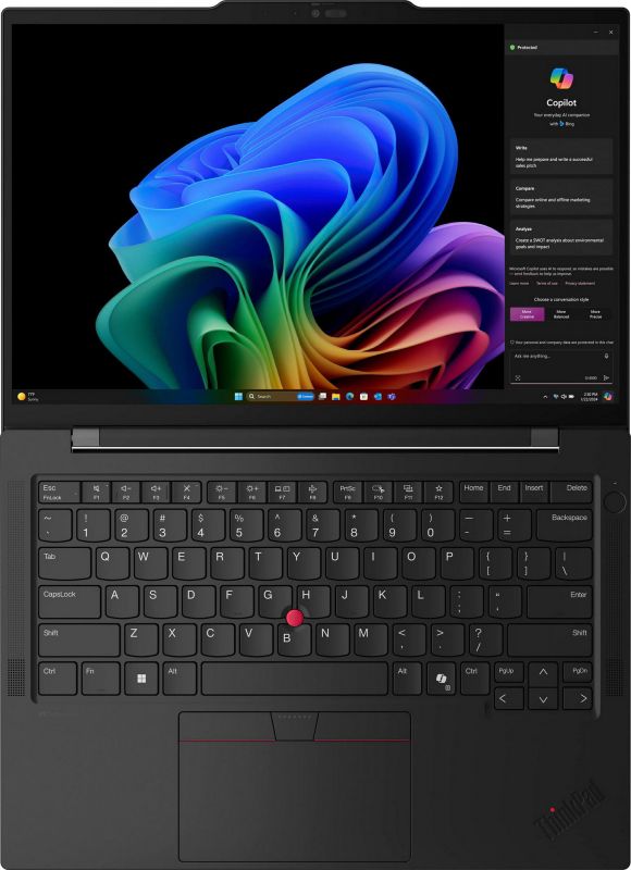 Ноутбук Lenovo ThinkPad T14s-G6 14" WUXGA IPS AG, Intel U5-235U, 32GB, F512GB, UMA, DOS, чорний