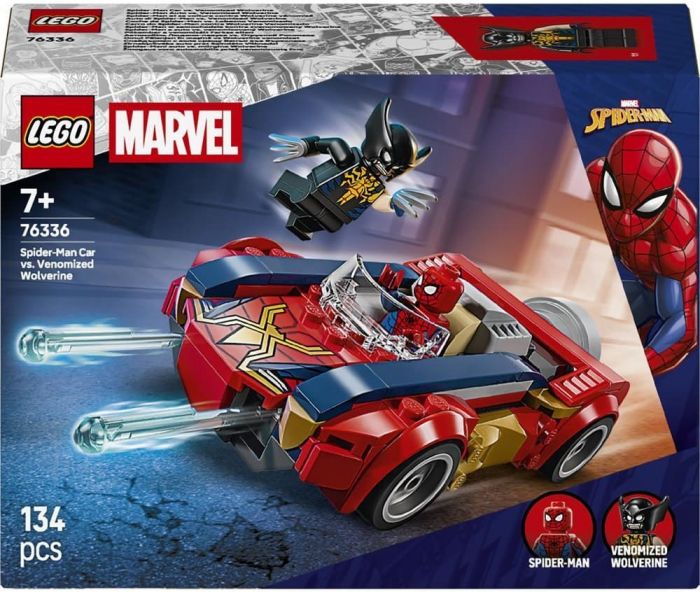Конструктор LEGO Super Heroes Автомобіль Людини-павука vs. Отруєний Росомаха