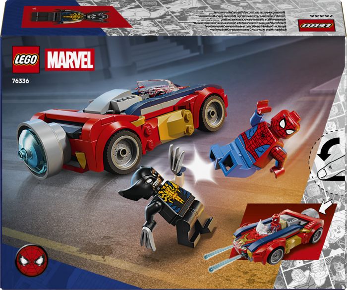 Конструктор LEGO Super Heroes Автомобіль Людини-павука vs. Отруєний Росомаха
