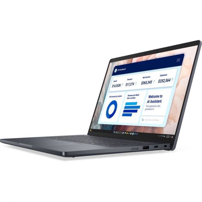 Ноутбук Dell Pro 14 Premium 14" QHD+ OLED Touch, Intel U7-268V, 32GB, F512GB, UMA, Win11P, чорний