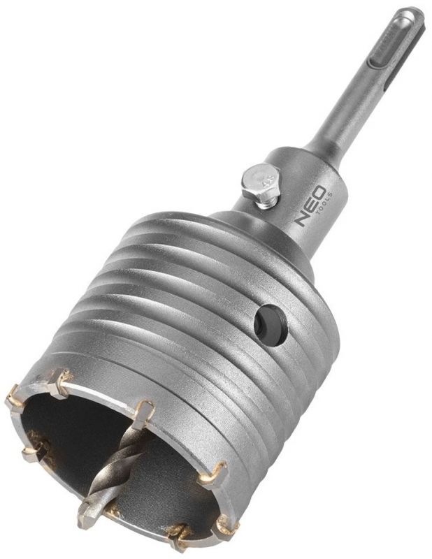 Коронка по бетону Neo Tools, біметалічна, SDS+, 65мм